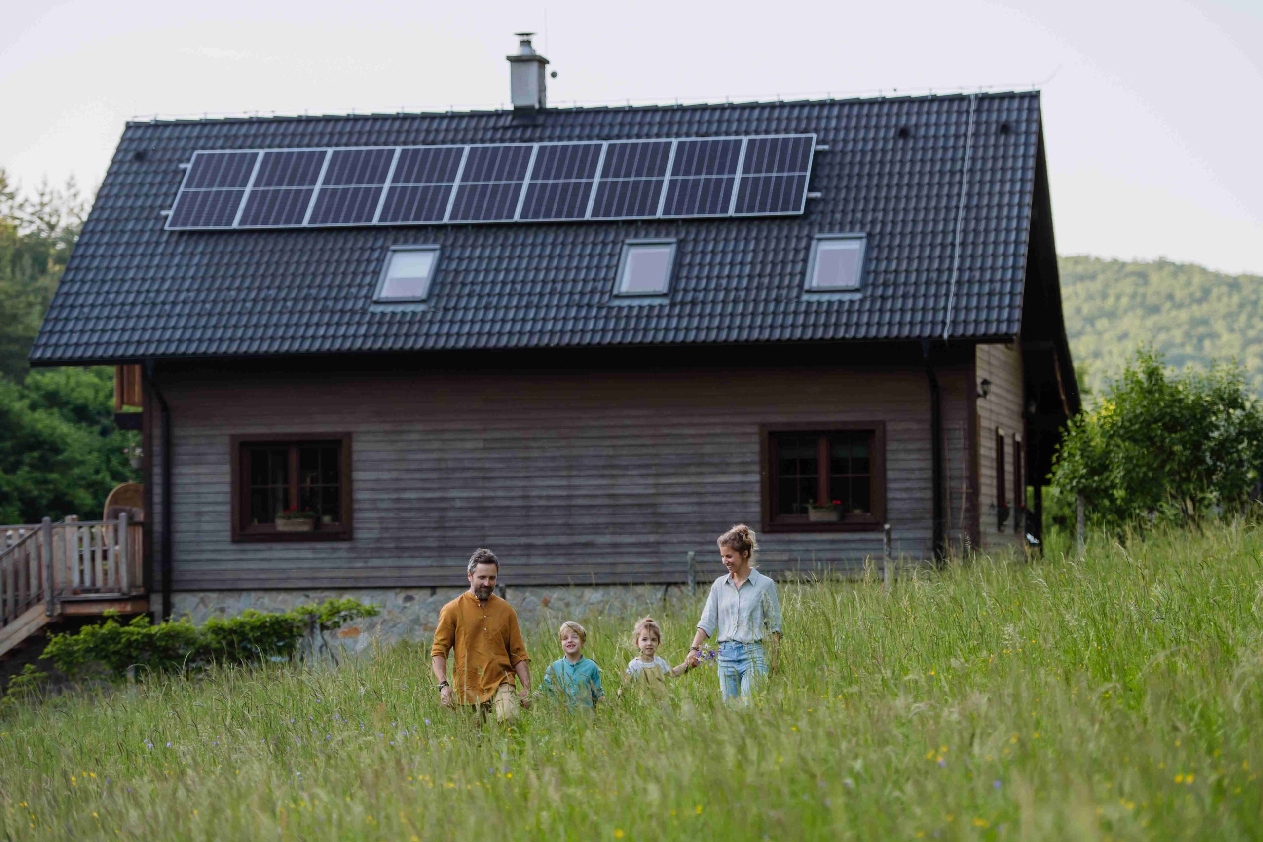 Panneaux photovoltaïques sur toiture